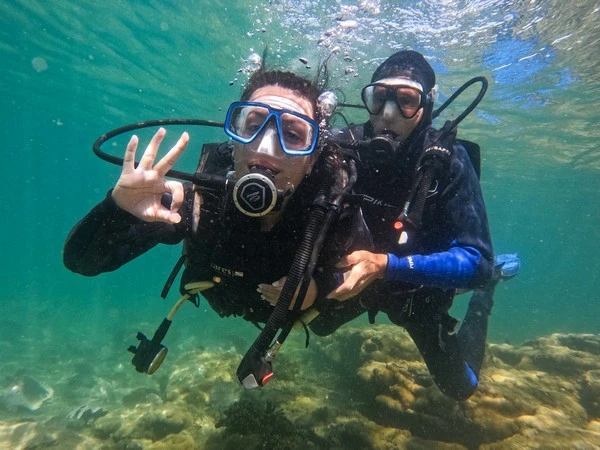 Scuba dive initiation in Búzios