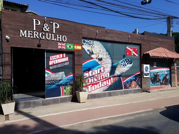 Tienda de buceo en Búzios